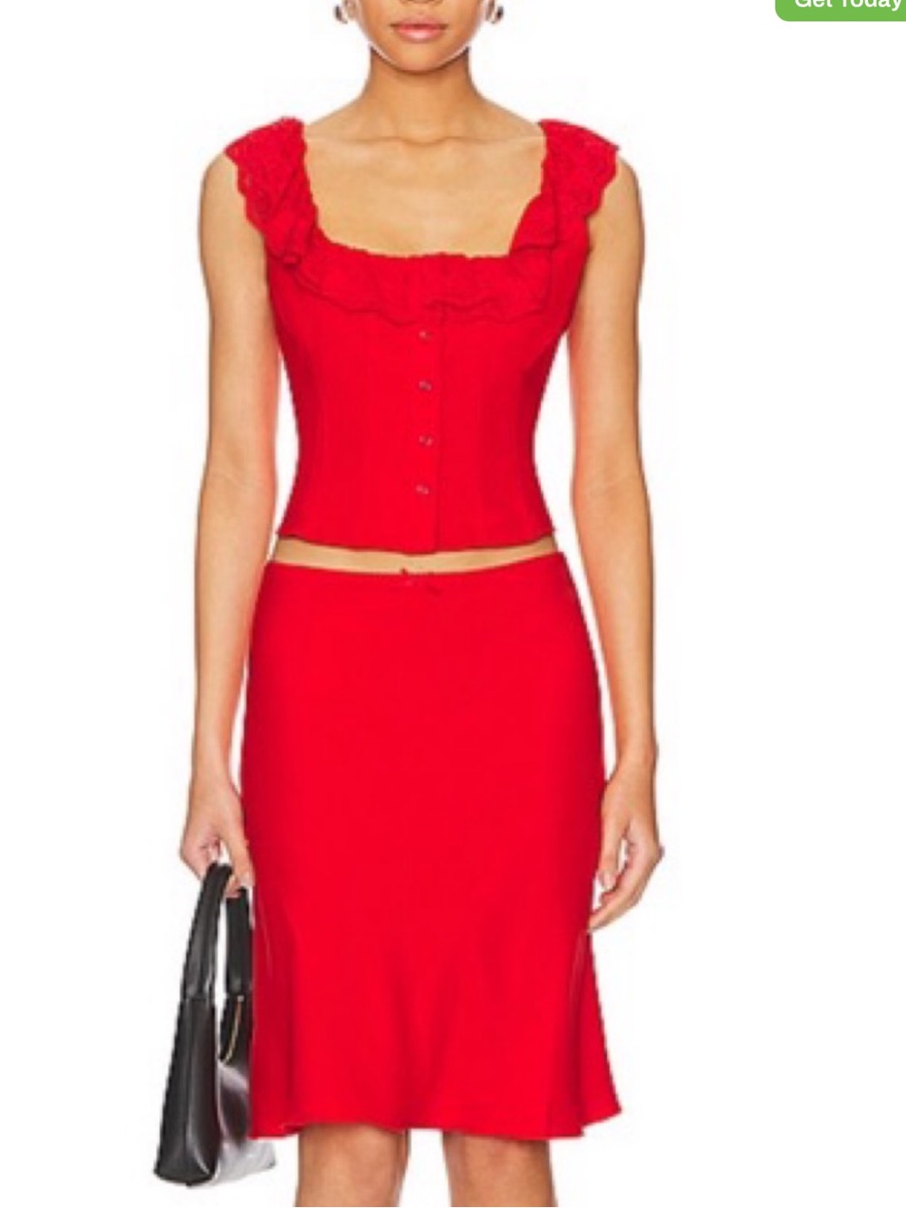 Guizio red matching set